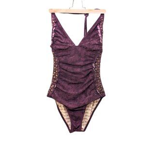 ✨Host Pick✨True Religion Studded One Piece Bathing Suit Size Large